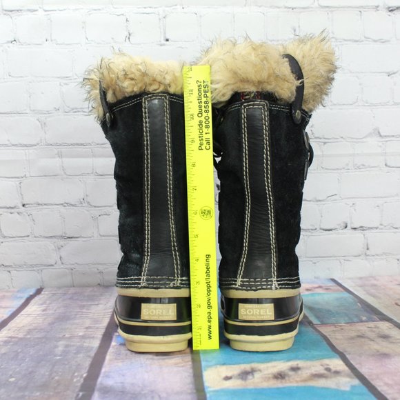 Sorel Joan of Arctic Black Waterproof Insulated Winter Boots Size US 6 - Picture 9 of 10
